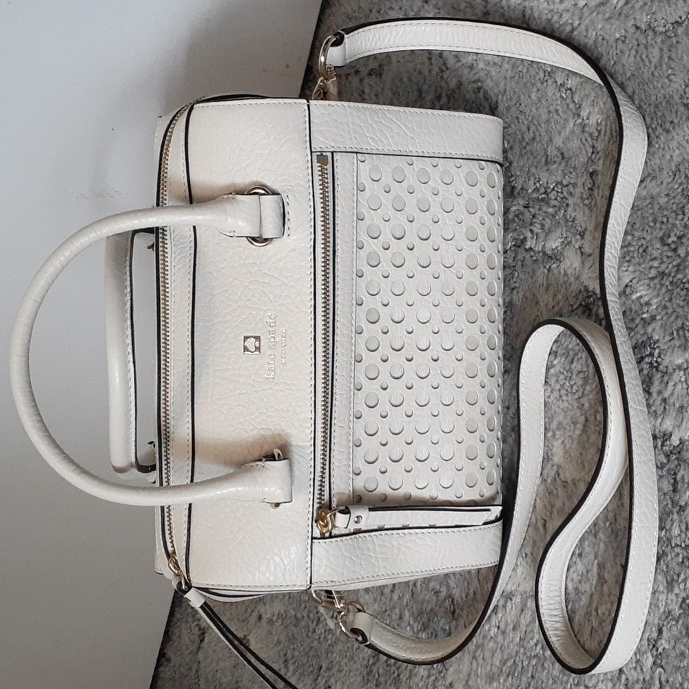 Kate Spade delaney perri lane bubbles Satchel with cross body strap NWT
